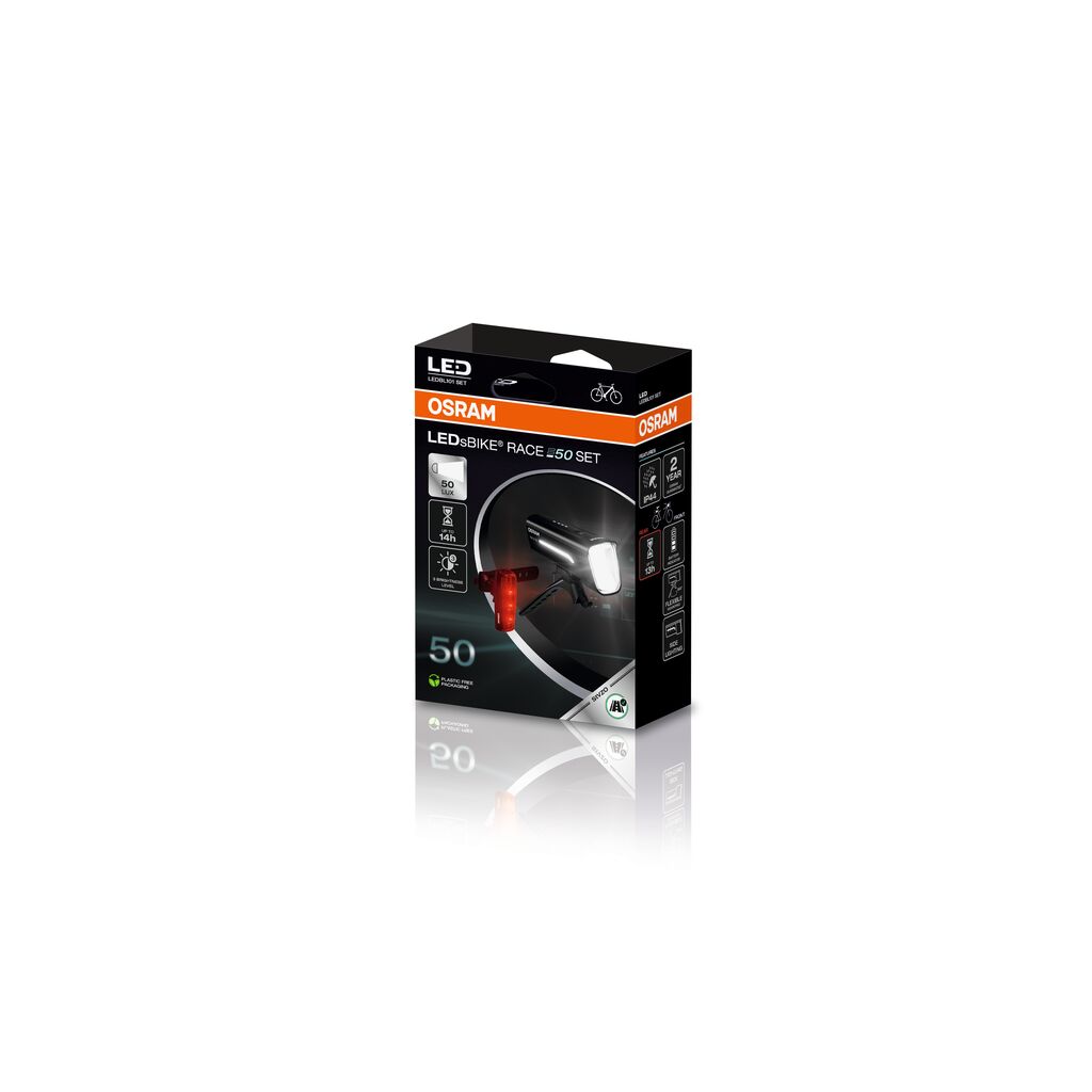 OSRAM LEDBL101 SET LEDsBIKE® RACE 50 SET Handleuchten-Satz